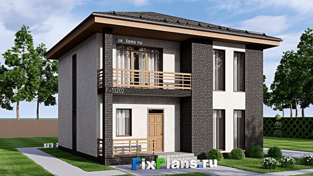 Двухэтажный дом F-13202